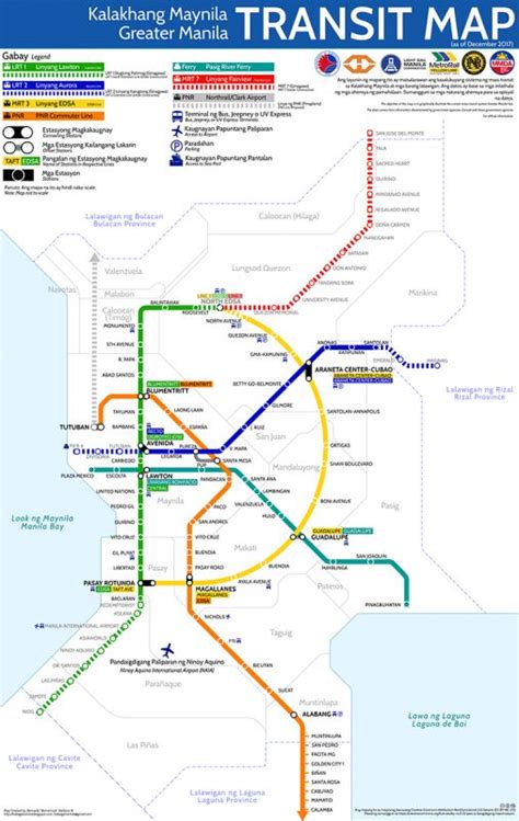 Philippines Journey Planner / Transit Map .
